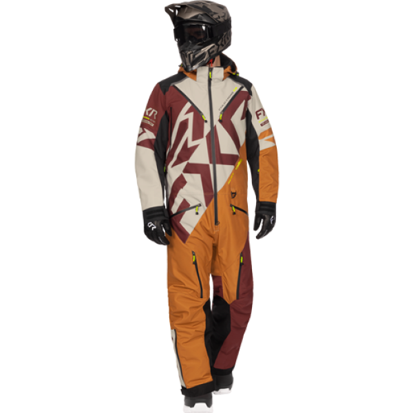 Ensemble de Motoneige Cold Cross CX Lite/FXR/sable, de face