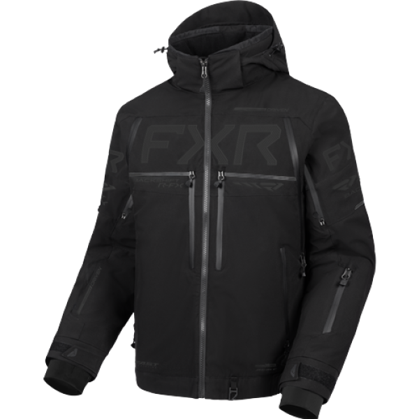Manteau de Motoneige Backshift R-FX 2-en-1/Noir Ops; de face
