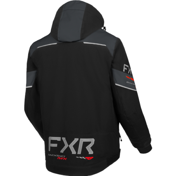 Manteau de Motoneige Backshift R-FX 2-en-1/ noir, gris, rouge/de dos