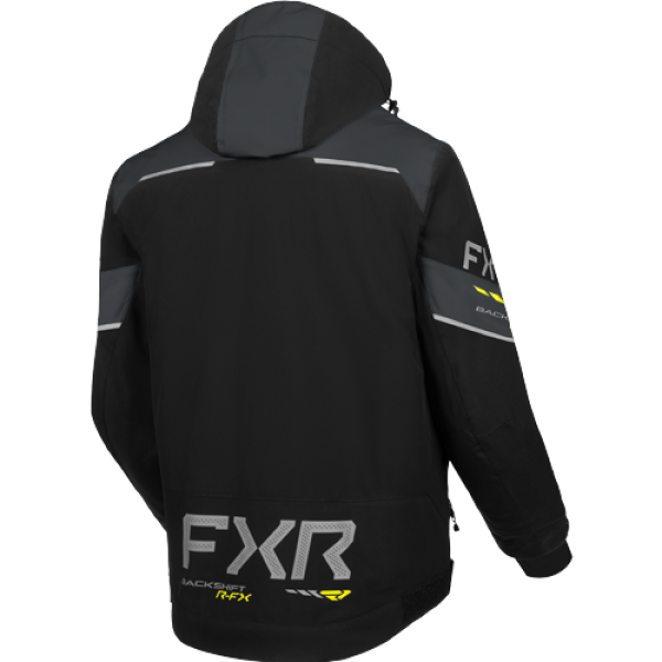 Manteau de Motoneige Backshift R-FX 2-en-1/ noir, jaune/de dos