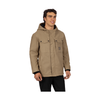 Manteau Roughneck Canvas/FXR. Beige,  de face