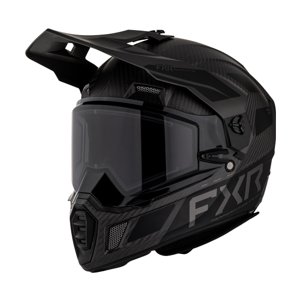 Casque Intégral de Motoneige Clutch X Pro Carbon, de profil/FXR