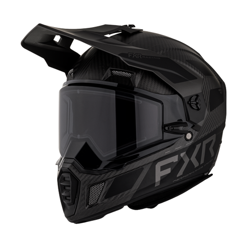 Casque Intégral de Motoneige Clutch X Pro Carbon, de profil/FXR