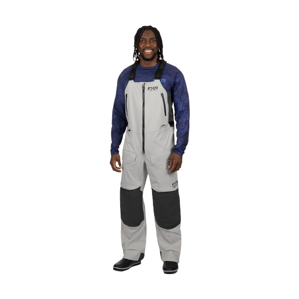 Pantalon Vapor Pro Tri-Laminé Bretelle/FXR/gris, Noir, de face