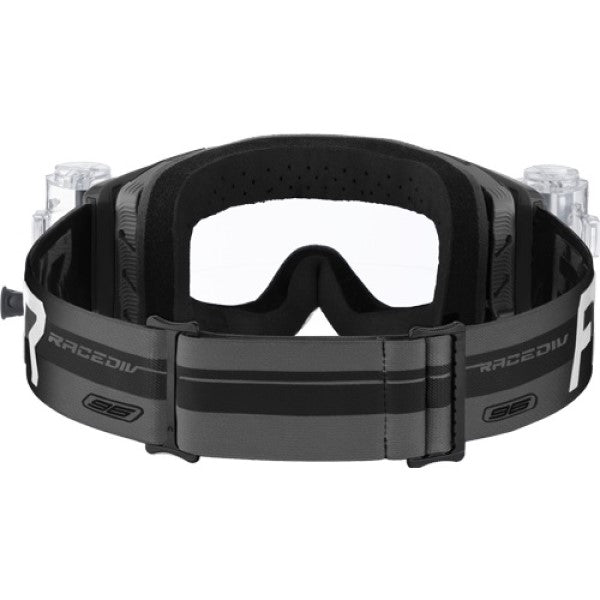 Lunette de Motocross Factory Ride Roll-Off Noir, Arrière