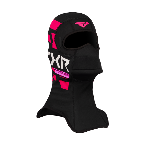 Cagoule de Motoneige Boost Anti-Fog 27/FXR/Noir fushia, de face
