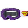 Lunette de Motocross Maverick Prime Mauve/Blanc, de face