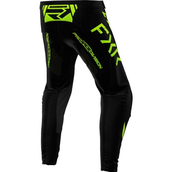 Pantalon de Motocross Helium 25.7 Haute-Visibilité/Noir de dos