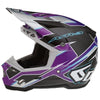 Casque de Motocross ATR-3 Reflex Carbone Mauve, côté gauche