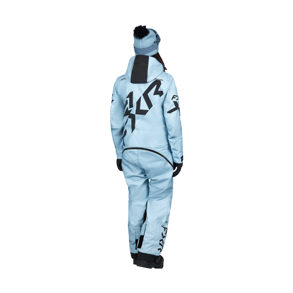 Ensemble de Motoneige Cold Cross CX Lite Femme/FXR/bleu clair, de dos