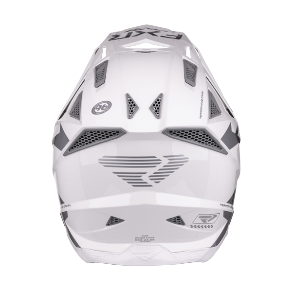 Casque de Snowcross Helium Alpha/FXR/ blanc, arrière