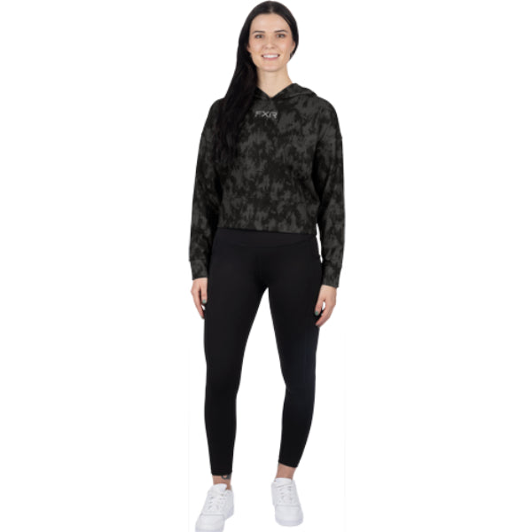 Coton Ouaté Ecourté Balance Femme Noir