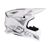 Casque de Snowcross Helium Alpha/FXR/ blanc, coté droit