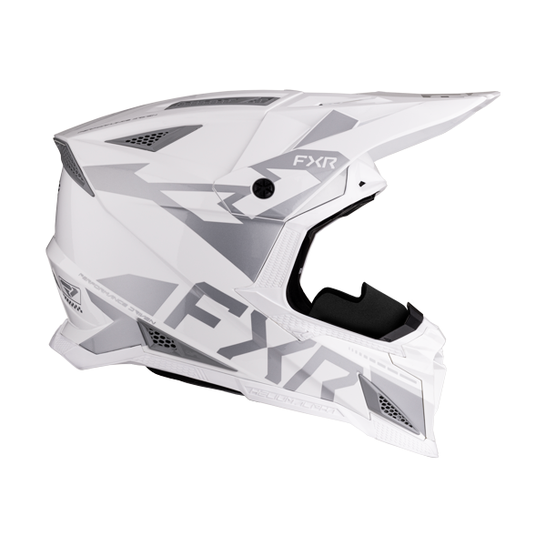 Casque de Snowcross Helium Alpha/FXR/ blanc, coté droit