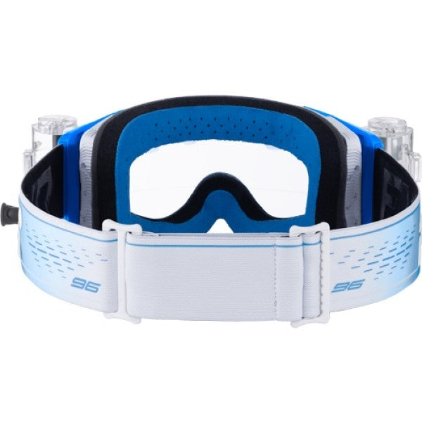 Lunette de Motocross Factory Ride Roll-Off Bleu, Arrière