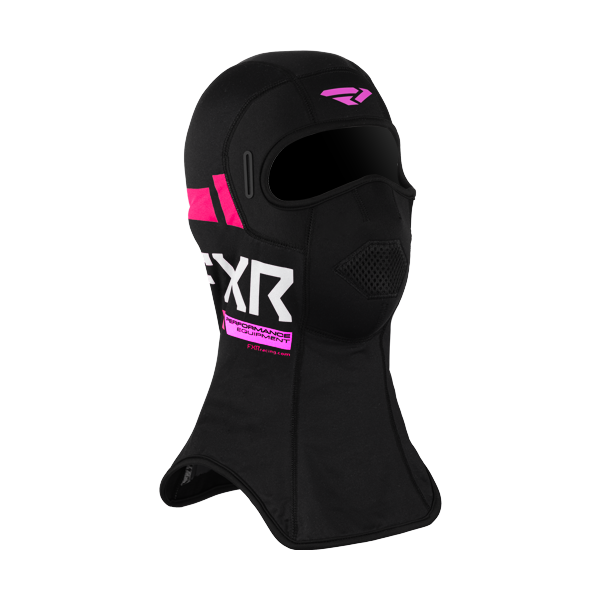 Cagoule de Motoneige Boost Windbreaker/FXR/Noir, fushia,  de face