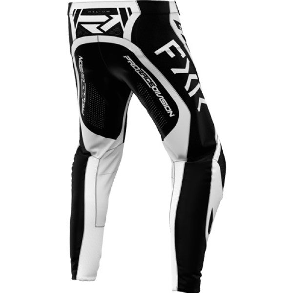Pantalon de Motocross Helium 25.7 Noir/Blanc de dos