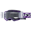Lunette de Motocross Factory Ride Roll-Off Mauve, de face