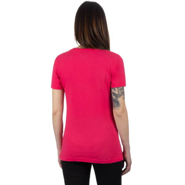 T-Shirt Podium Premium Femme FXR Rose et Noir, de dos