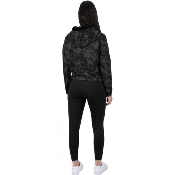 Coton Ouaté Ecourté Balance Femme Noir Dos