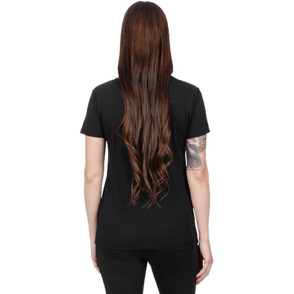 T-Shirt Victory Premium Femme Noir/Rose, de dos