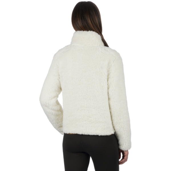 Manteau Mantra Sherpa Femme Blanc Dos