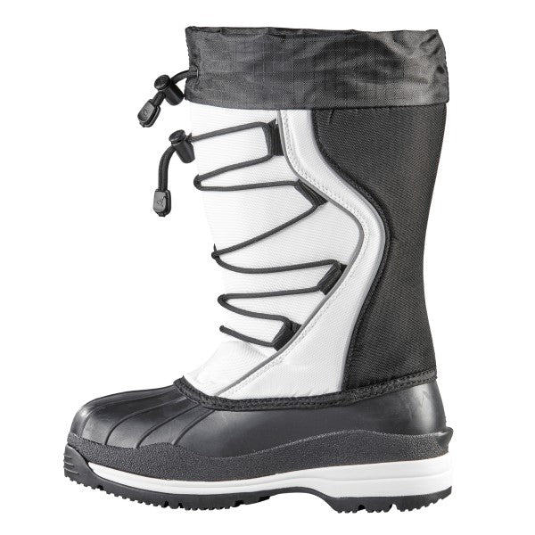 Bottes d'hiver Icefield Femme blanc noir, côté intérieur