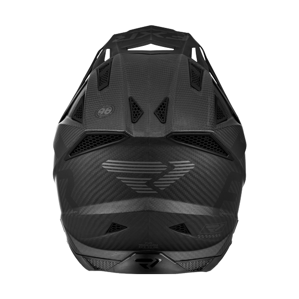 Casque de Snowcross Helium Alpha Carbon Mips/FXR/gris, arrière