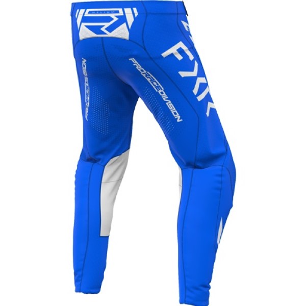 Pantalon de Motocross Helium 25.7 Bleu/Blanc de dos