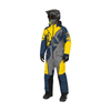 Ensemble de Motoneige Cold Cross CX FAST Isolé/FXR/Gris, bleu,jaune, de face