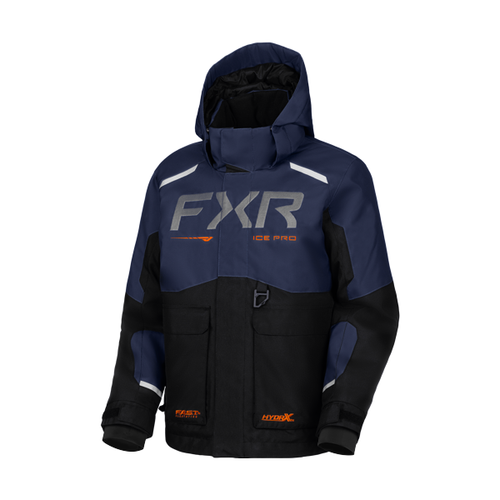 Manteau de Motoneige Excursion FX  Enfant/FRX/noir; bleu; de face