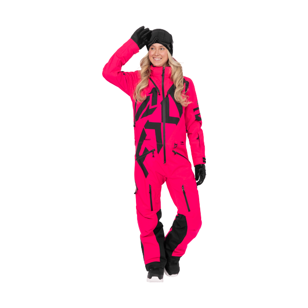 Ensemble de Motoneige Cold Cross CX FAST Isolé Femme/FXR, de face