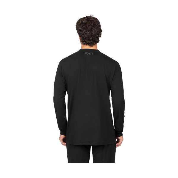 Chandail Sous-vêtements de Motoneige Surge Bamboo/FXR/noir, de dos