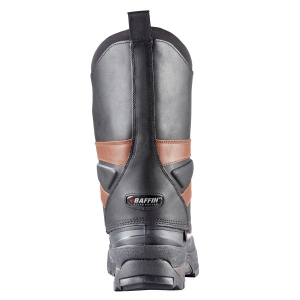 Bottes d'hiver Apex brun foncé, arrière