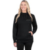 Coton Ouaté Mitered Cotton Femme Noir, de face
