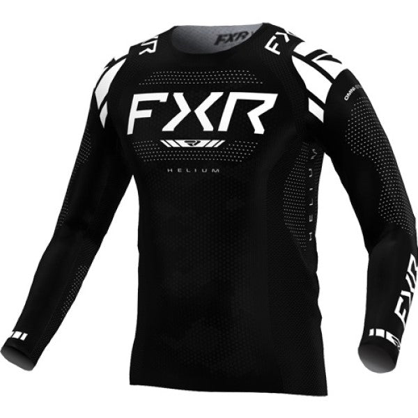 Chandail de Motocross Helium 25.7 Noir de face