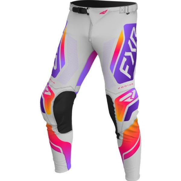 Pantalon de Motocross Podium Junior Gris  Orange