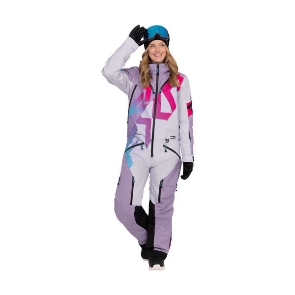 Ensemble de Motoneige Cold Cross CX FAST Isolé Femme/FXR, de face