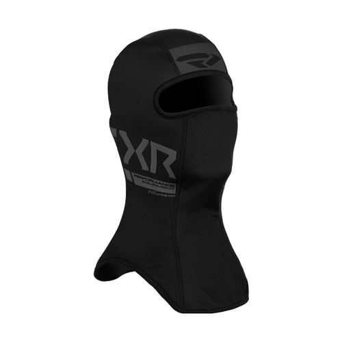 Cagoule de Motoneige Boost Lite/FXR/noir ops, de face