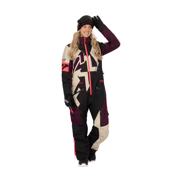 Ensemble de Motoneige Cold Cross CX FAST Isolé Femme/FXR, de face