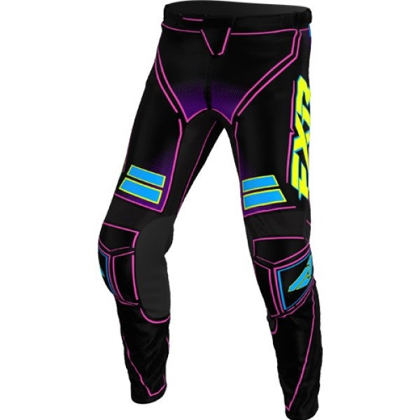 Pantalon de Motocross Podium Junior Noir Bleu