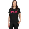 T-Shirt Victory Premium Femme Noir/Rose, de face