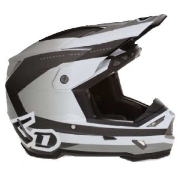 Casque de Motocross ATR-3 Pure Carbone Blanc, côté droit