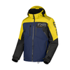 Manteau de Motoneige Vertical MTX Lite/FXR, bleu/jaune/de face