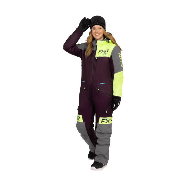Ensemble de Motoneige Revo F.A.S.T. Femme/FXR/brun foncé, de face