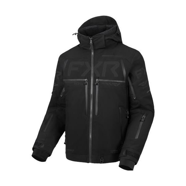 Manteau de Motoneige Backshift R-FX 2-en-1/Noir Ops; de face