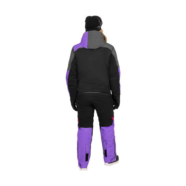 Ensemble de Motoneige Revo F.A.S.T. Femme/FXR/noir vert, de dos