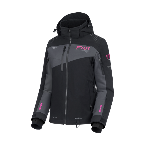 Manteau de Motoneige Edge 2-in-1 Femme/FXR/noir gris; de face