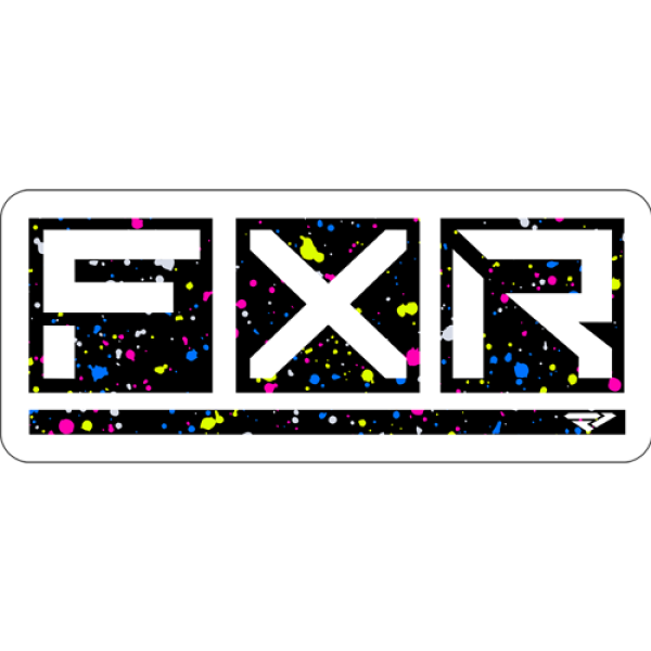  Box Sticker FXR 3" 23"