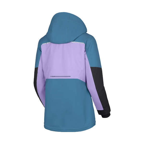 Manteau de Motoneige Aerial Femme/FXR/bleu vert, de dos